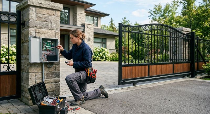 Electronic Gate Installation in Annapolis, MD