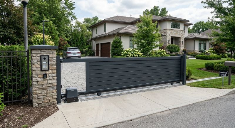 Motorized Gate Installation in Franklin, TN